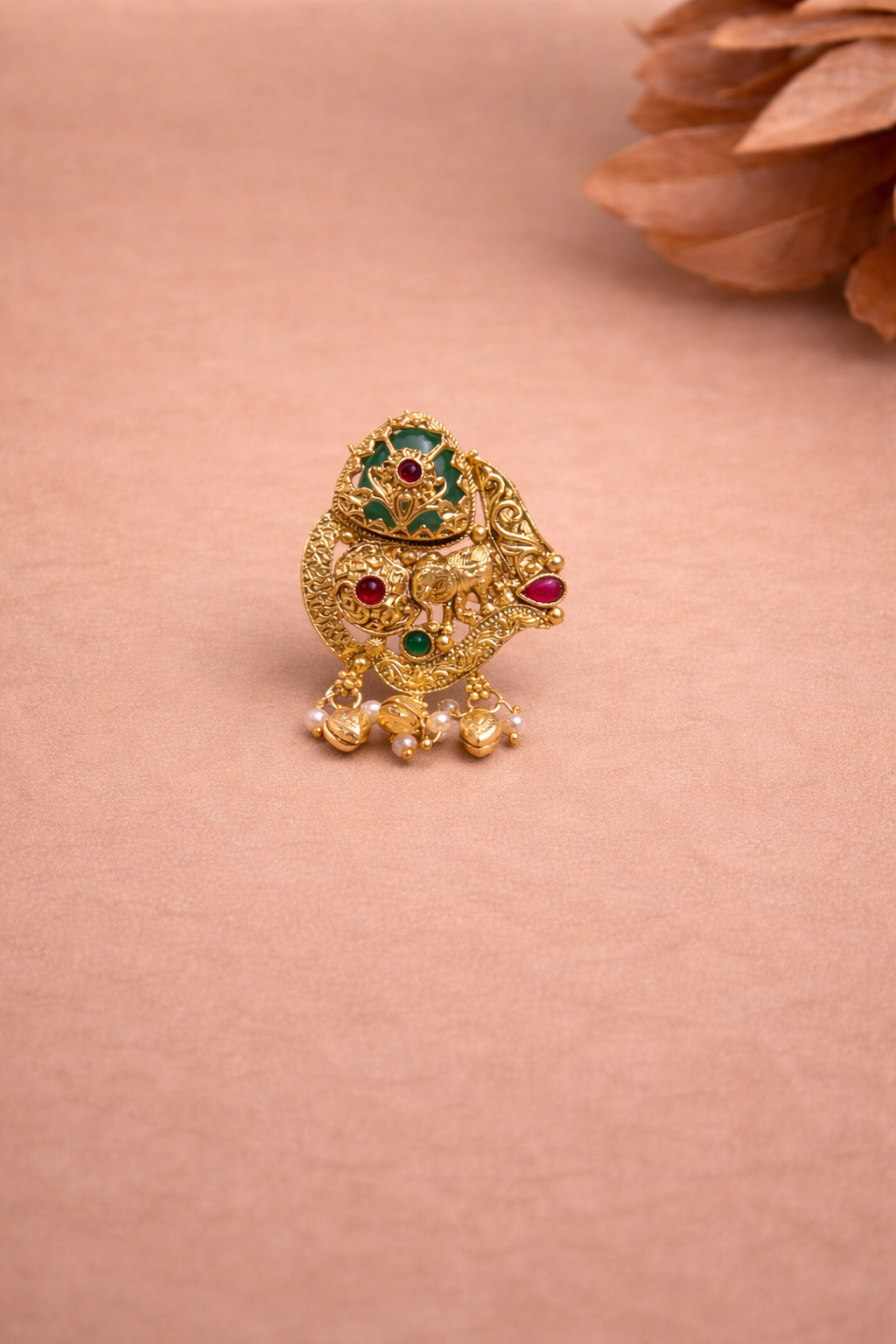 Antique Peacock Heritage Ring