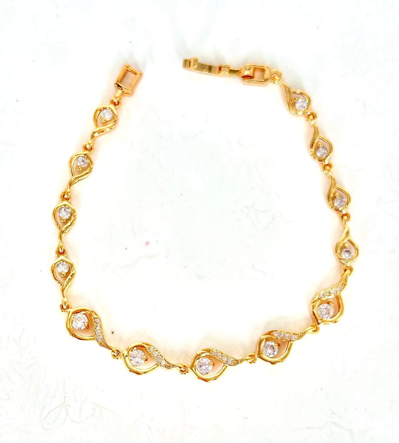 Golden Swirl Bracelet