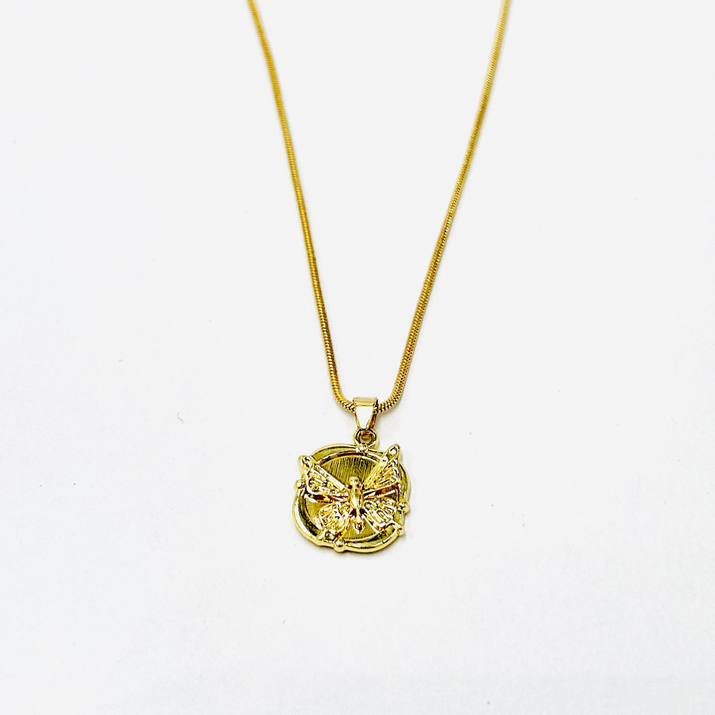 Royal Butterfly Coin Pendant