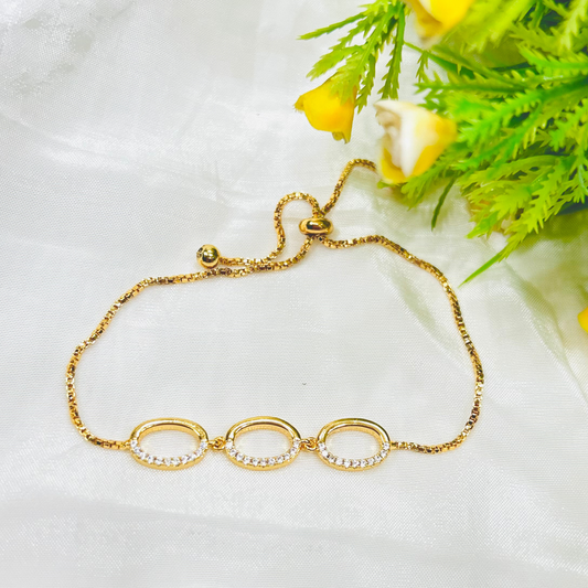 Triple Loop Bracelet (Adjustable Size)