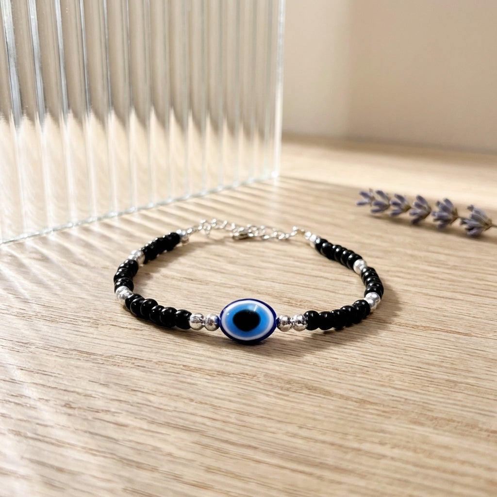 Evil Eye Bracelet | Minimal Lucky Charm