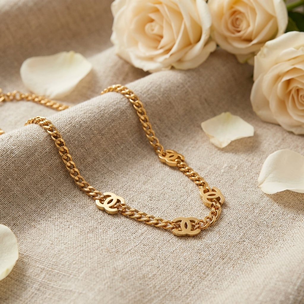 Luxe Gold Link Chain Necklace