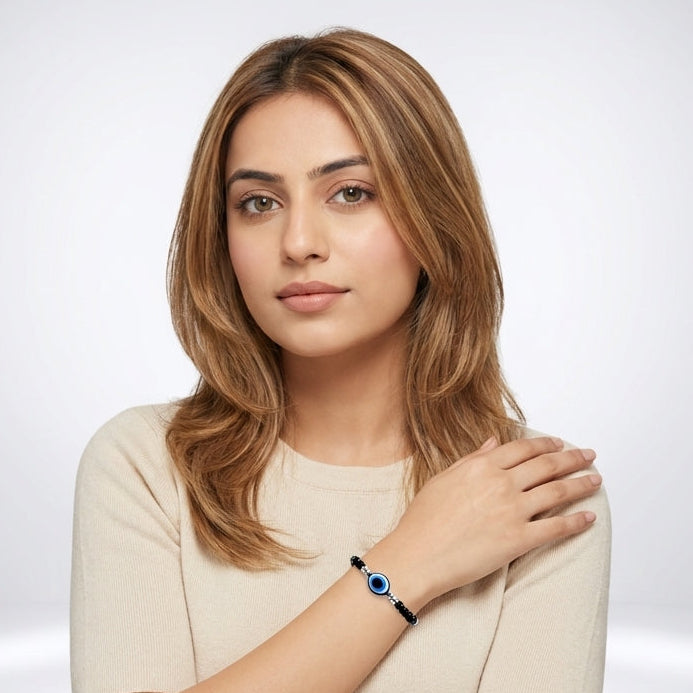Evil Eye Bracelet | Minimal Lucky Charm