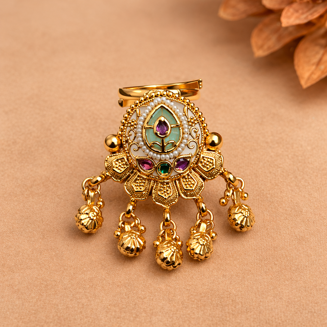 Antique Floral Statement Ring