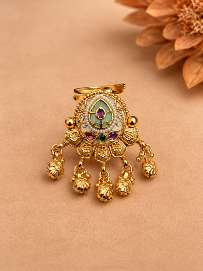 Antique Floral Statement Ring