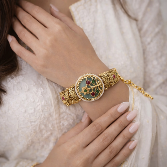 Antique Floral Heritage Bracelet