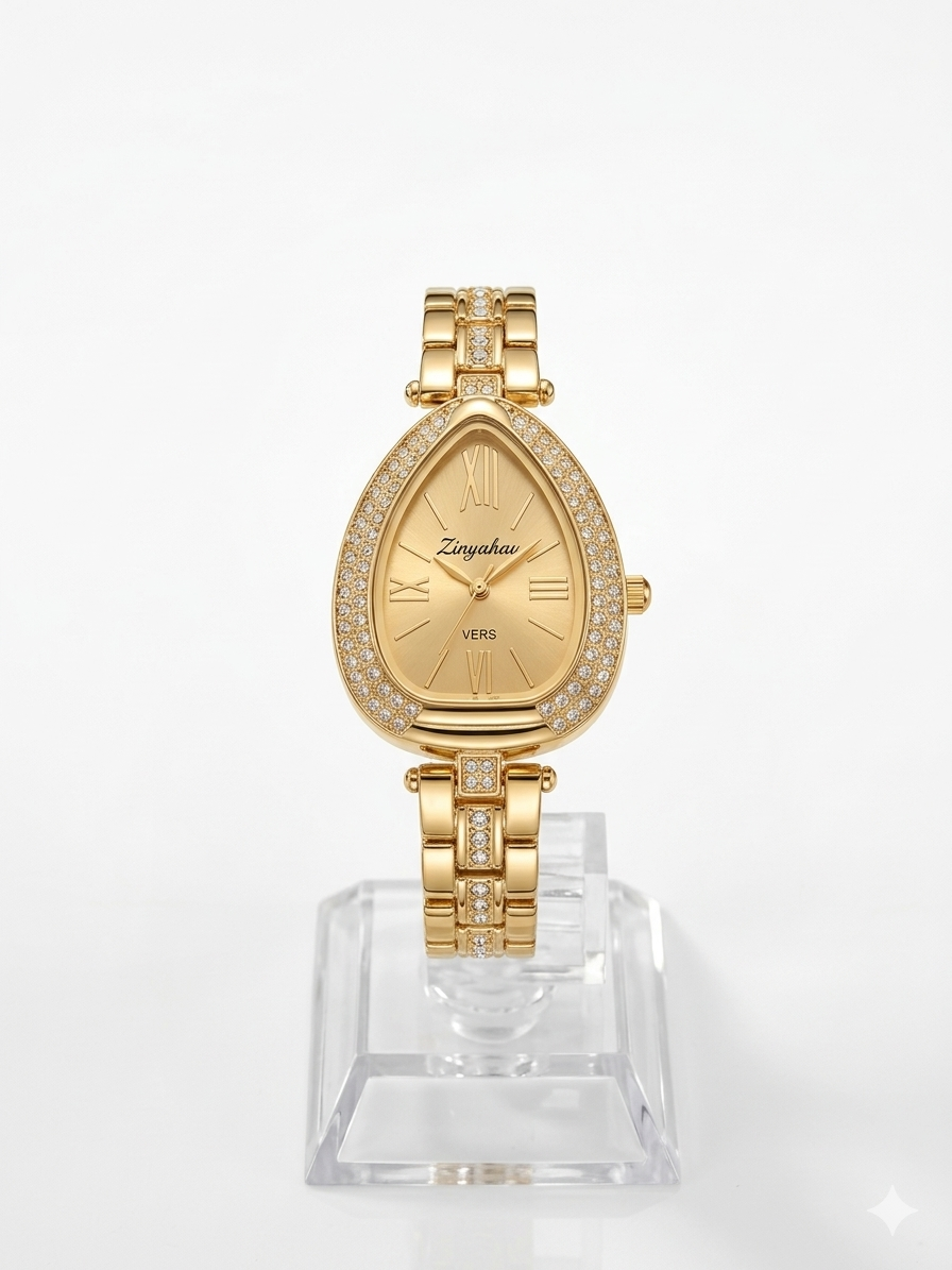 Premium Gold Watch Serpentine
