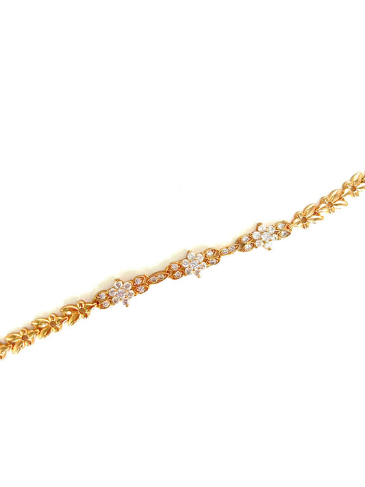 Sparkle Flower Bracelet