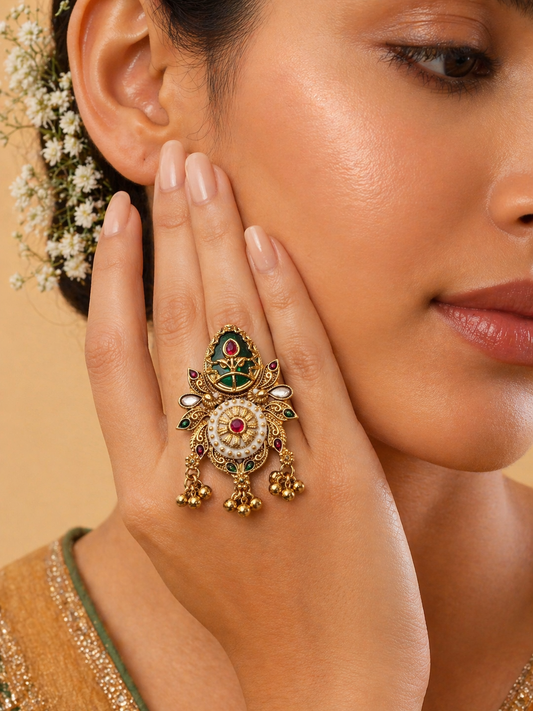 Antique Floral Heritage Ring