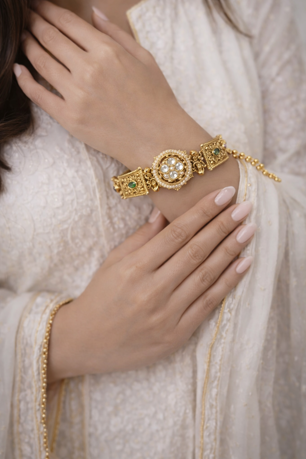 Royal Kundan Heritage Bracelet