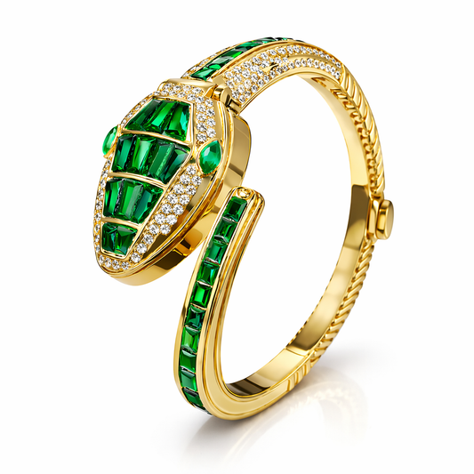 Emerald Green Serpent Watch