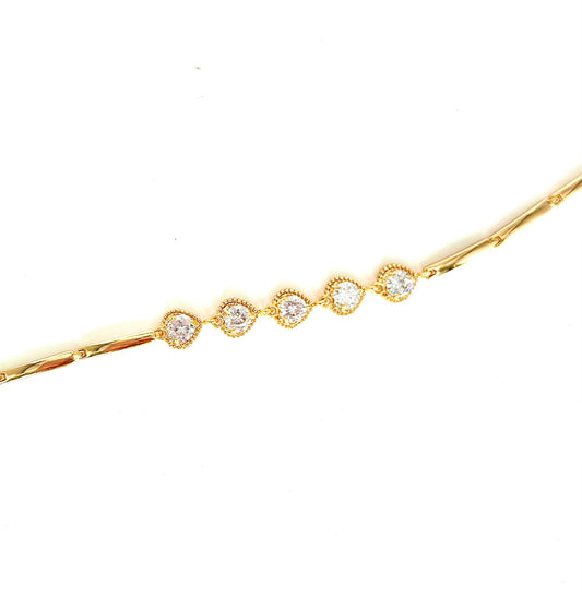 Golden Teardrop Bracelet