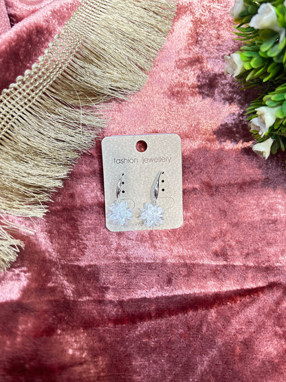Ice Flower Earrings