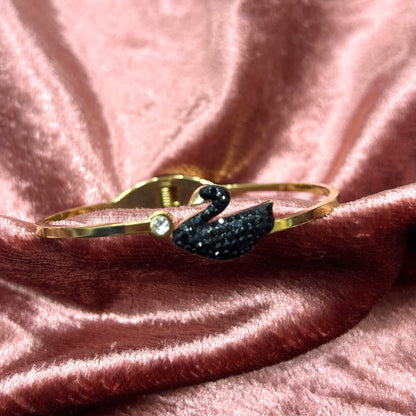 Black Swan Gold Cuff