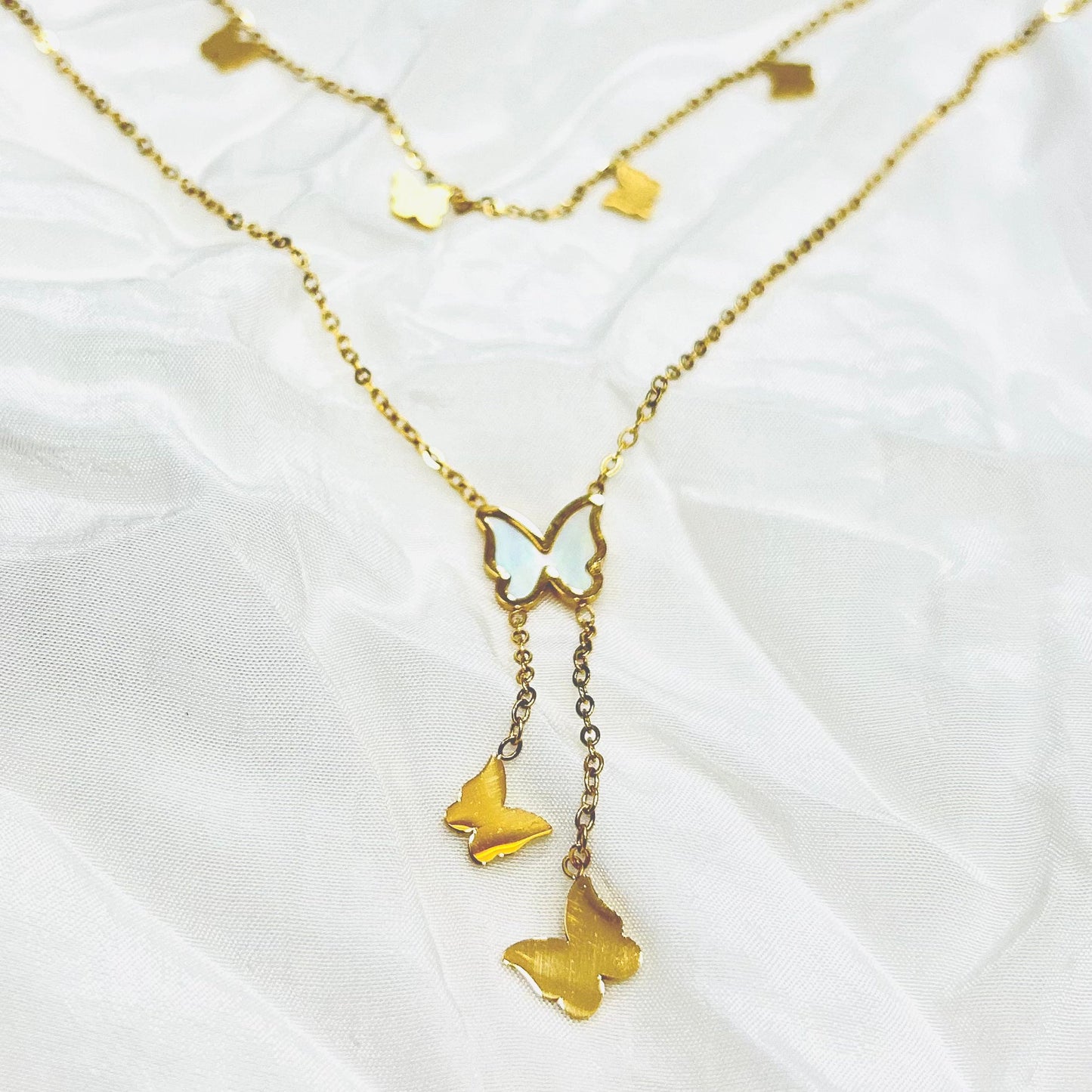 Golden Butterfly Necklace