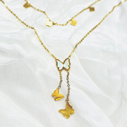 Golden Butterfly Necklace