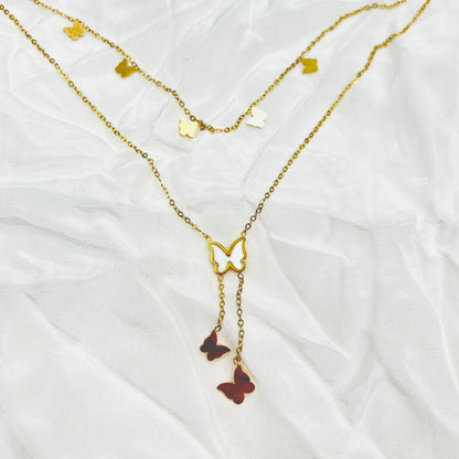 Golden Butterfly Necklace