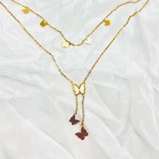 Golden Butterfly Necklace