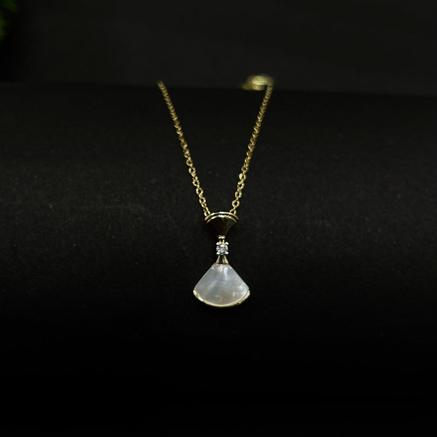 Pearl Drop Gold Pendant