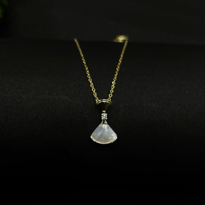 Pearl Drop Gold Pendant
