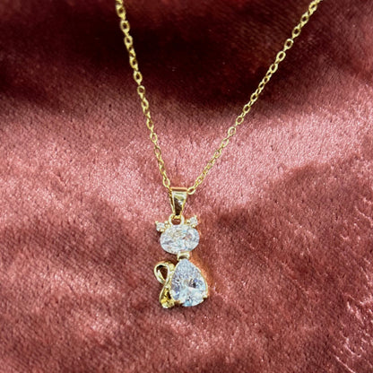 Kitty Pendant Necklace