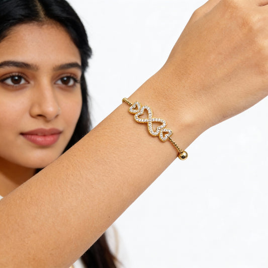 Elegant love Bracelet (adjustable size)