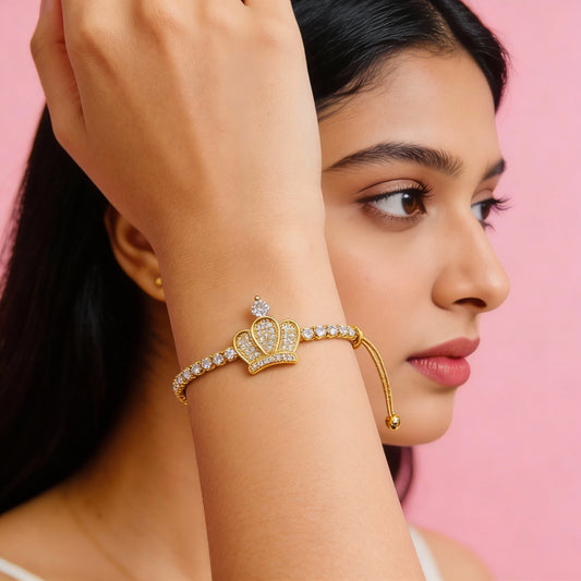 Royal Crown Bracelet ( Adjustable Size)