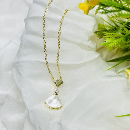 Pearl Drop Gold Pendant