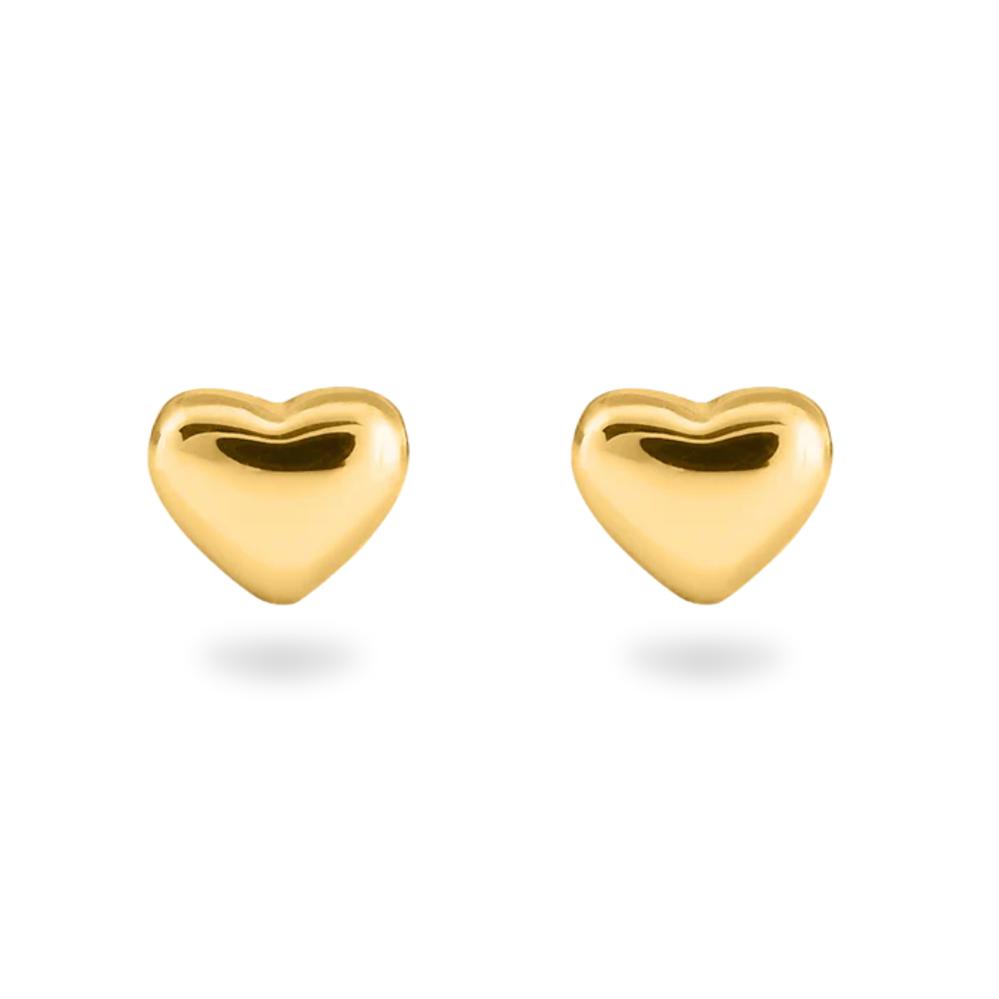 Minimalist Heart Stud Earrings