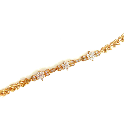 Sparkle Flower Bracelet