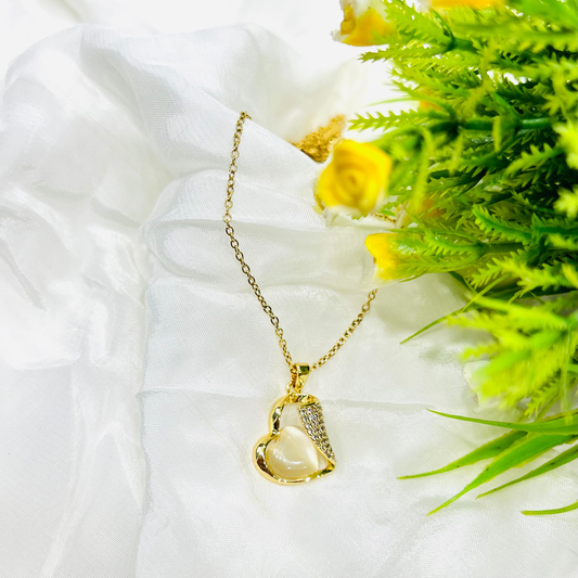 Dual Heart Charm Necklace